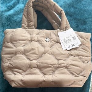 lululemon athletica Beige Quilted Tote